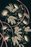 Abstract Floral Art Print, Modern Botanical Wall Art, Serene Japanese Inspired Poster in Your Choice of Sizes