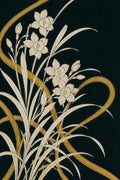 Art Nouveau Daffodil Poster, Elegant Floral Wall Art, Botanical Japan Print in Various Sizes