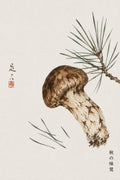 Autumn Truffle Japanese Art Print, Elegant Woodland Wall Decor, Nature-Inspired Giclée Poster in Various Sizes - corrected 2x3 flat artwork