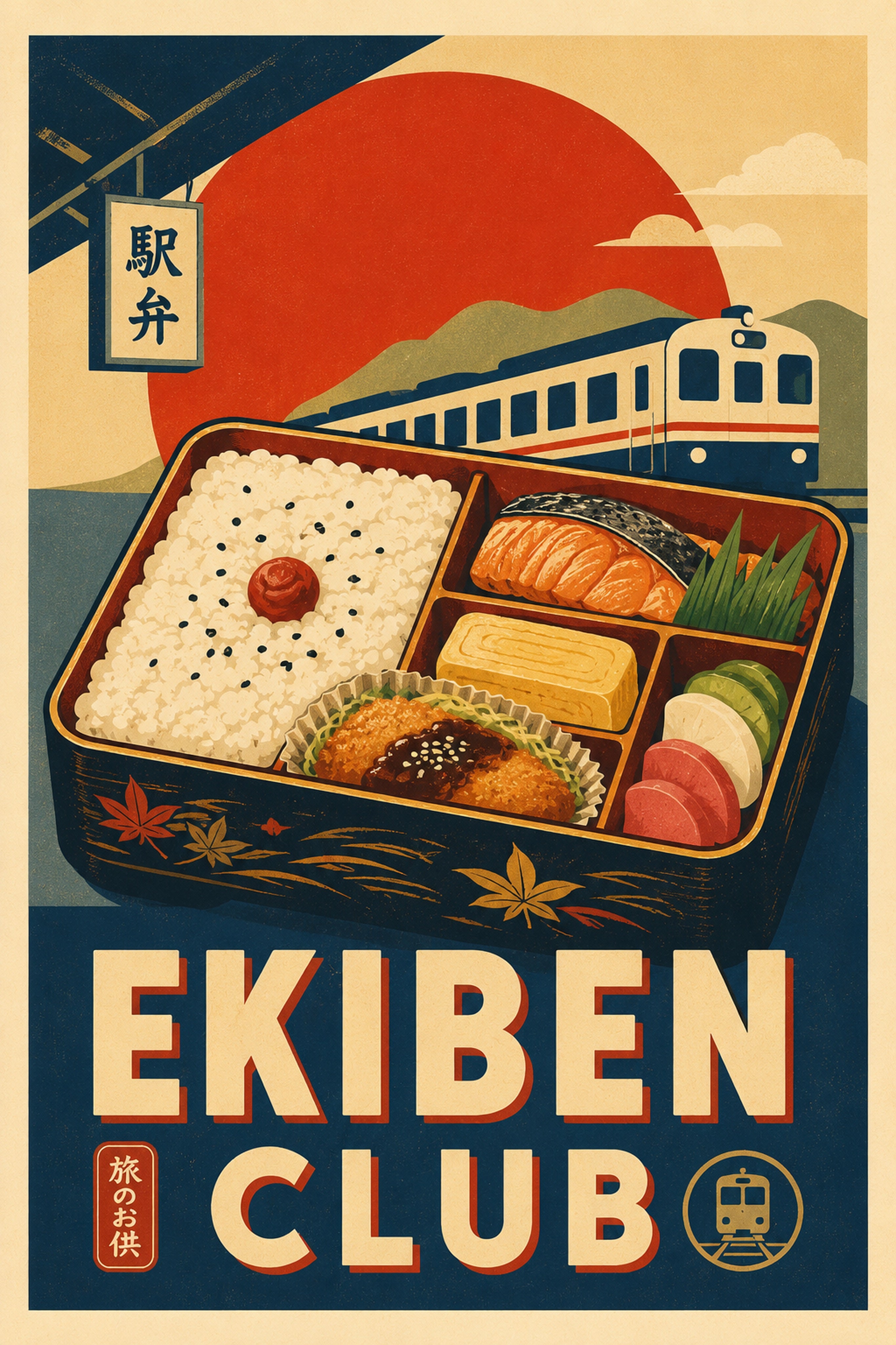 Ekiben Club Japanese Bento Poster
