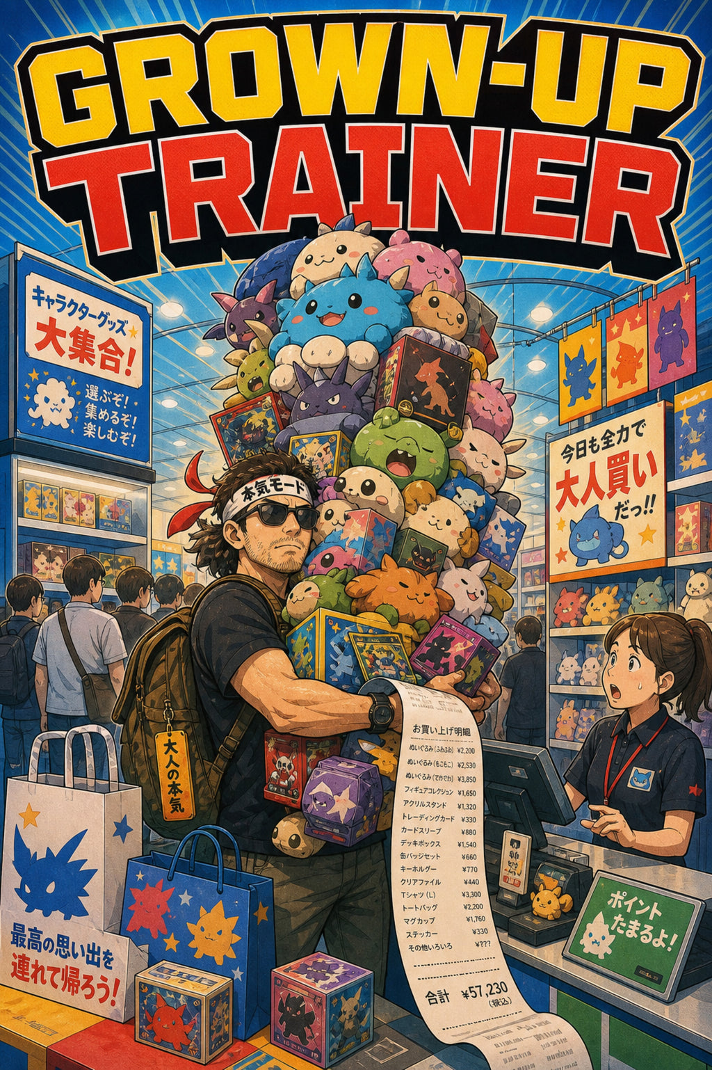 Grownuptrainer Japanese Retro Poster Print