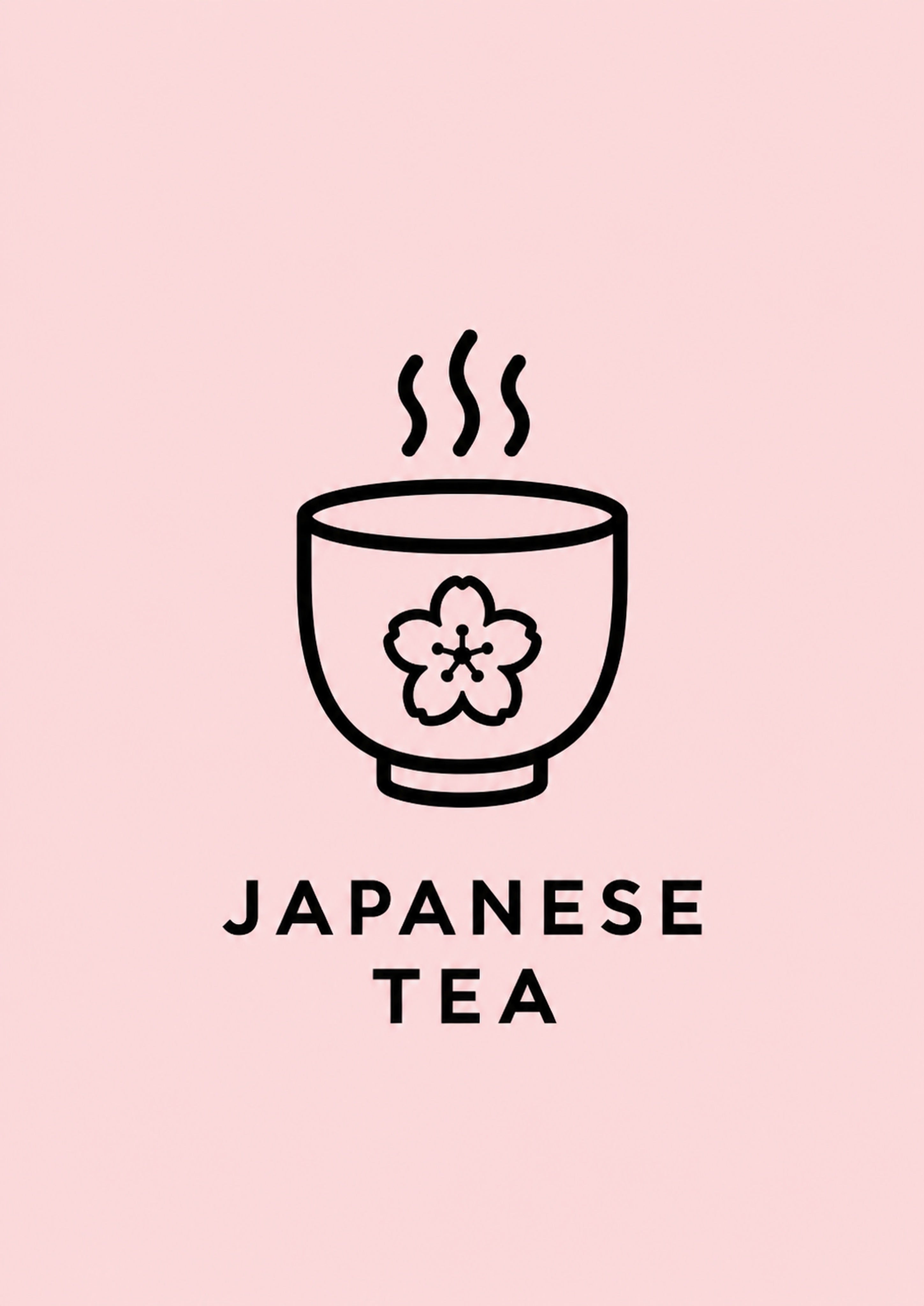 Japanese Tea Icon Japanese Retro Poster Print