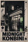 Midnightkonbini Japanese Retro Poster Print