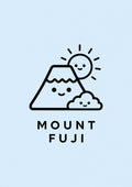 Mount Mount Fuji Icon Japanese Retro Poster Print