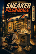 Sneakerpilgrimage Japanese Retro Poster Print