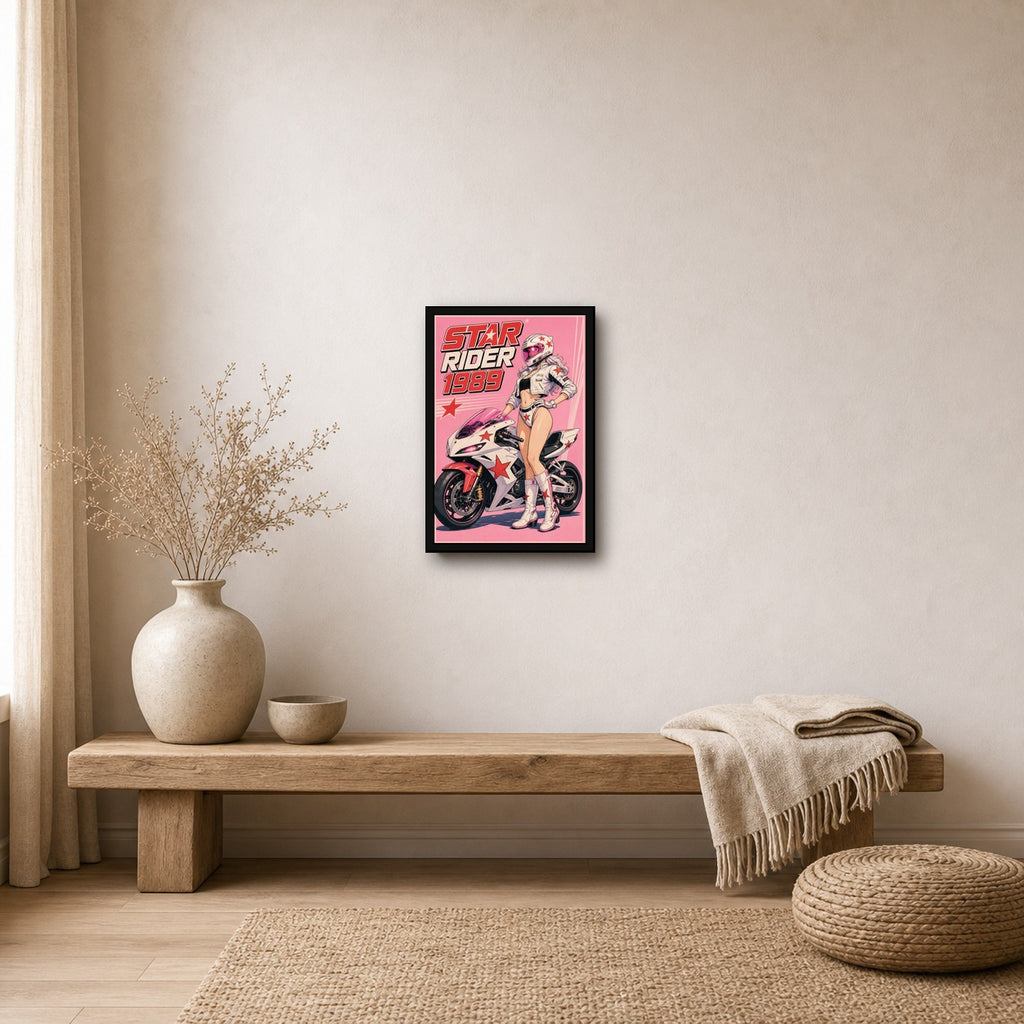 Starrider1989 Japanese Retro Poster Print - 2x3 room mockup