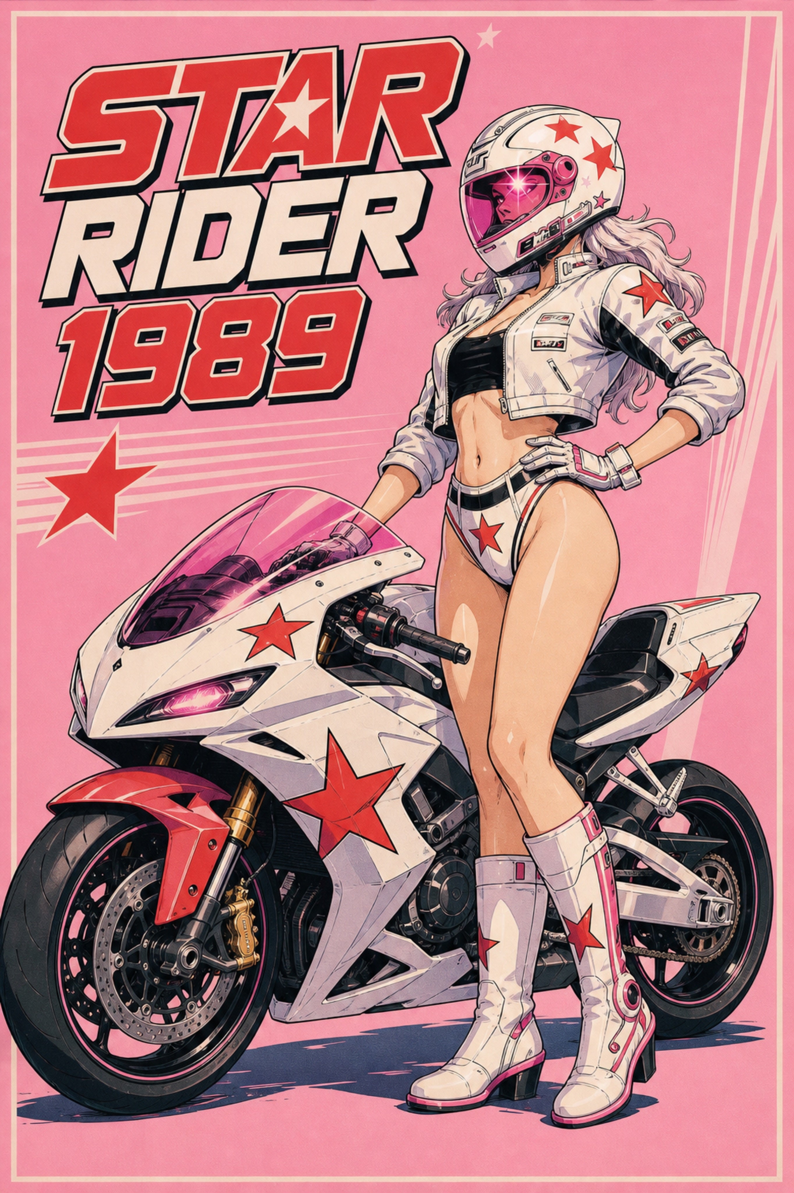 Starrider1989 Japanese Retro Poster Print